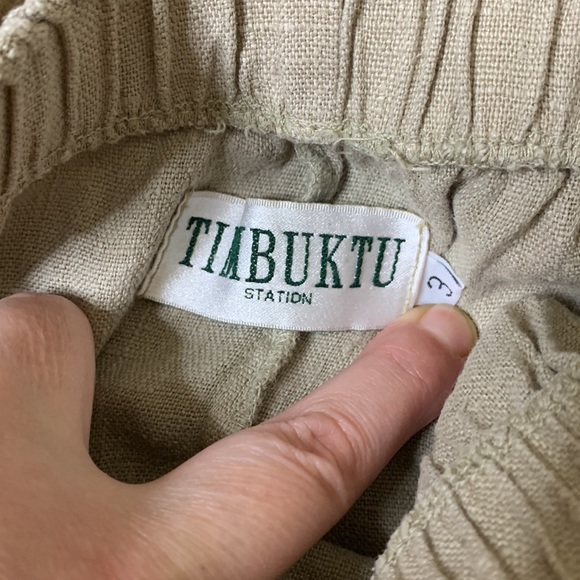 Vintage Linen Pants Long, with pockets - Picture 2 of 8